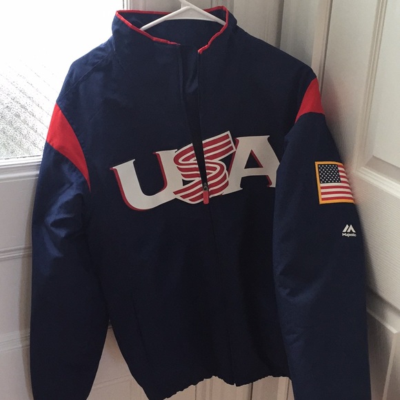 Majestic Other - MAJESTIC USA BULLPEN JACKET